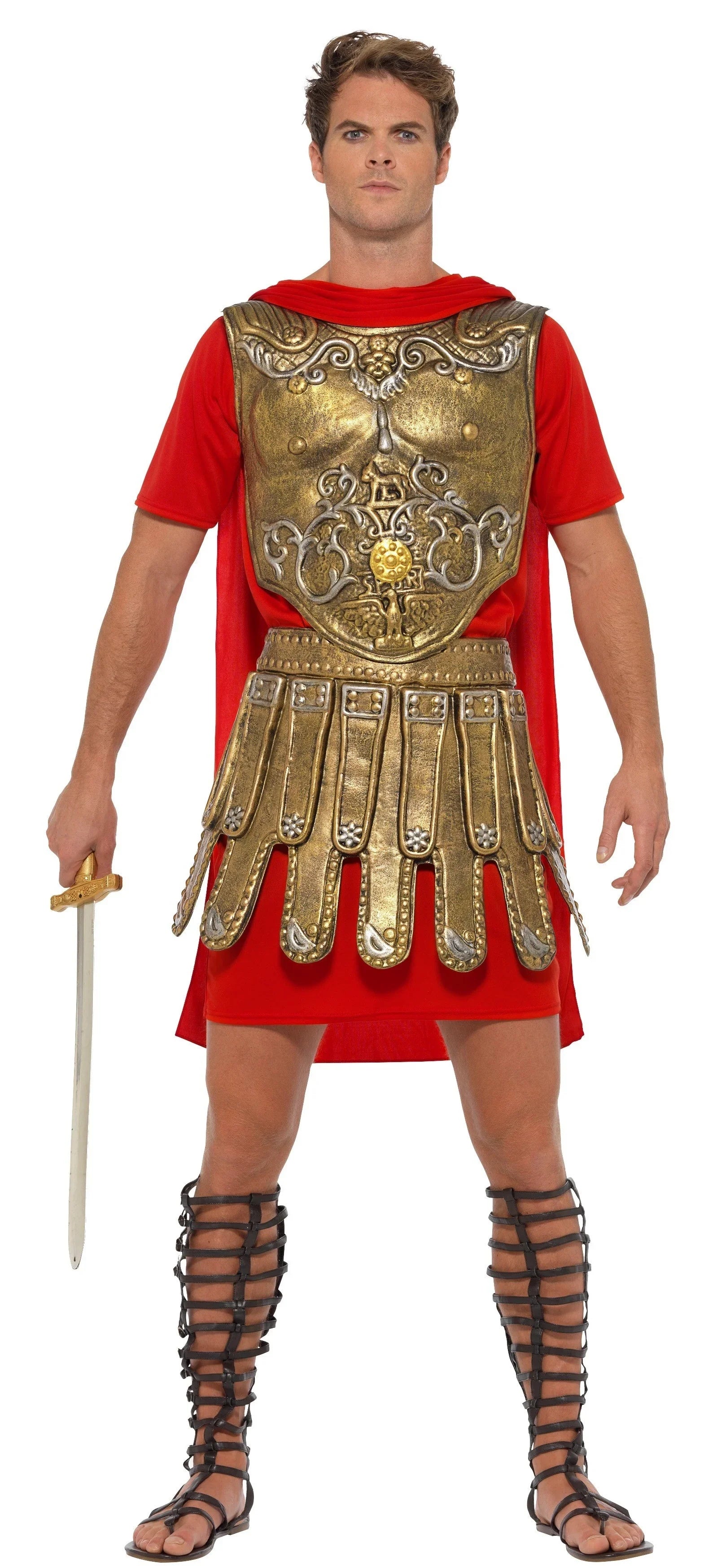 Disfraz de Gladiador con Armadura para Hombre Romano y Griego Smiffys